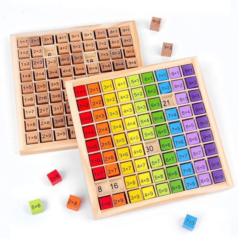 Board Game Zone - Montessori Children Educational Toys Wooden Multiplication
