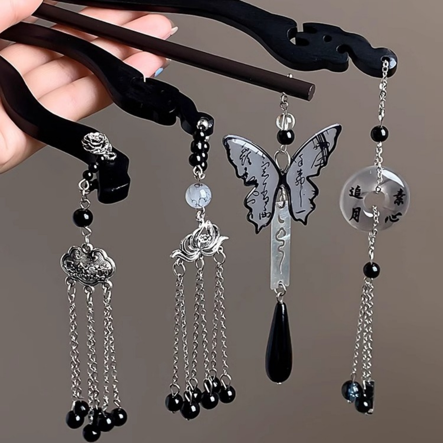 Light Luxury Wooden Tassel Hai - Board Game Go ulasan dan harga