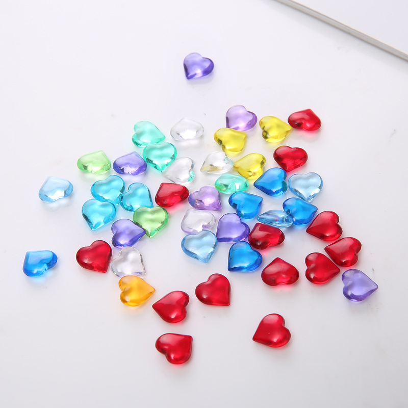 100PCS 10*4mm Heart Shape Acry - Board Game Impostor ulasan dan harga