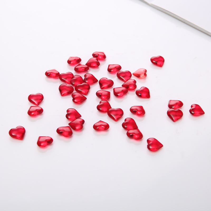 100PCS 10*4mm Heart Shape Acry - Board Game Impostor ulasan dan harga