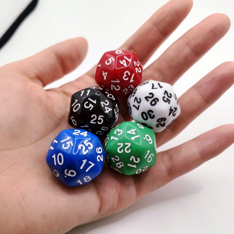 5pcs Cube 30 Sides D30 dungeon - Board Game Yahtzee ulasan dan harga