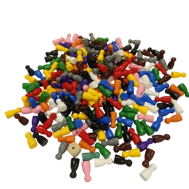 100 Pcs Colorful Wooden Chess  - Board Game Impostor ulasan dan harga