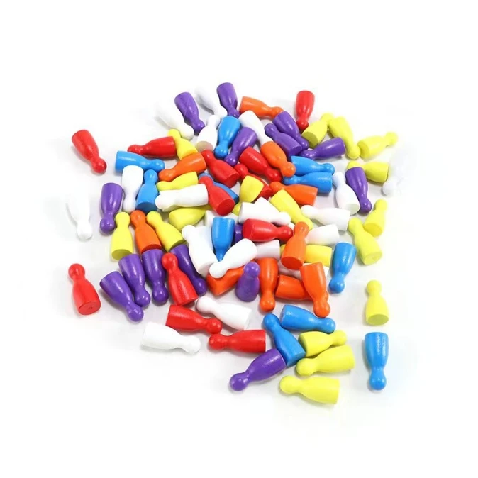 100 Pcs Colorful Wooden Chess  - Board Game Impostor ulasan dan harga