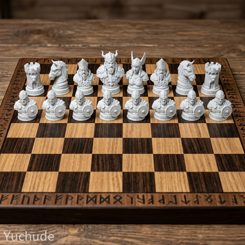 Viking Chess Pieces 3D Printed - Board Game Vikings ulasan dan harga