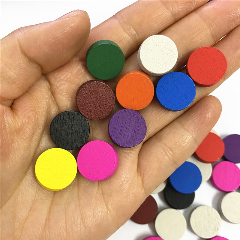 50pieces 15*5MM 11 Colors Wood - Board Game Sequence ulasan dan harga
