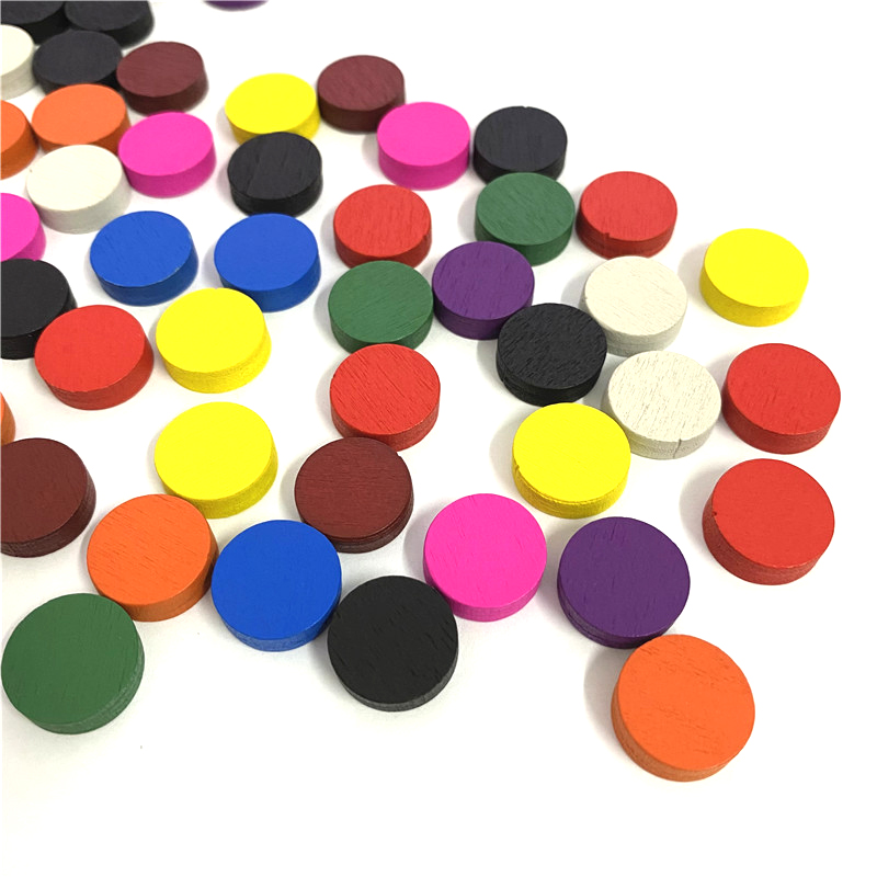 50pieces 15*5MM 11 Colors Wood - Board Game Sequence ulasan dan harga