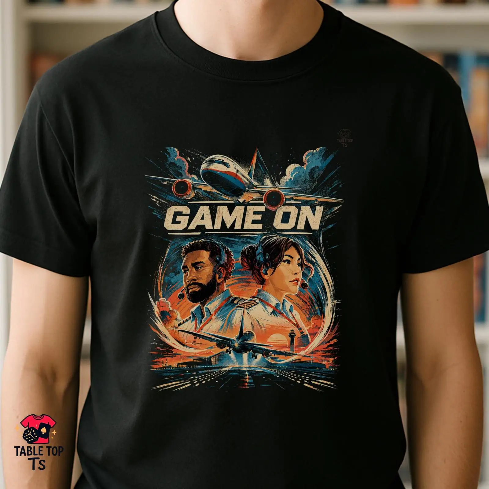 GAME ON T Shirt Sky Team Inspi - Board Game Inspiration ulasan dan harga