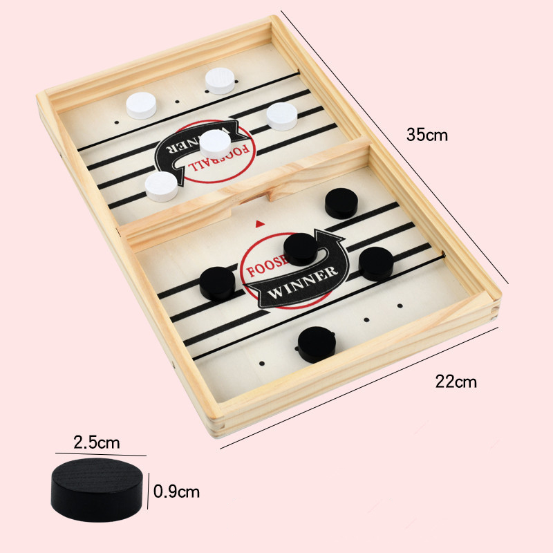 Table Hockey Paced Sling Puck  - Board Game Quick ulasan dan harga