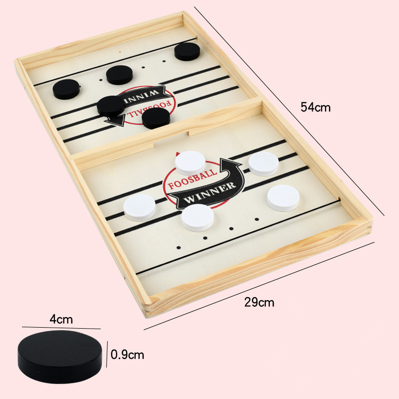 Table Hockey Paced Sling Puck  - Board Game Quick ulasan dan harga