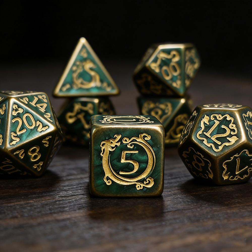 DND Dice 7Pcs/set Dragon Patte - Board Game Zone ulasan dan harga