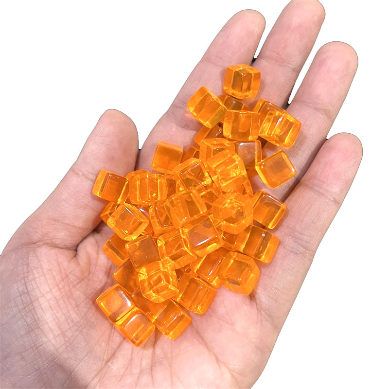 100pcs/set 8mm Clear Cube Dice - Board Game Impostor ulasan dan harga