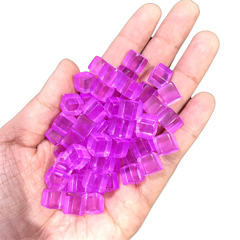 100pcs/set 8mm Clear Cube Dice - Board Game Impostor ulasan dan harga