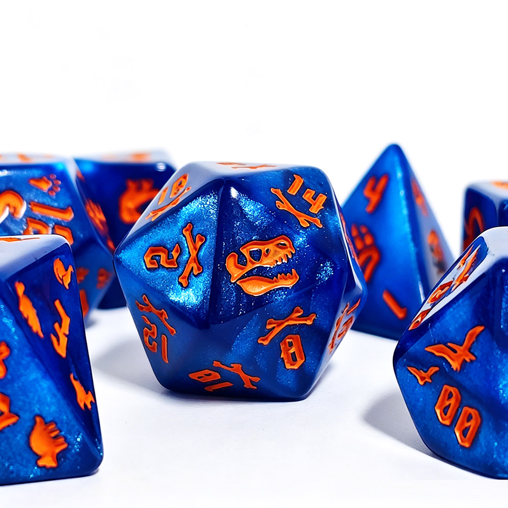 7Pcs Jurassic Ocean Blue Dinos - Board Game Zone ulasan dan harga