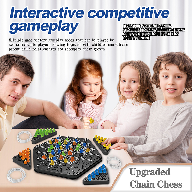 Triangle Chain Chess Tabletop  - Board Game Multiplayer ulasan dan harga