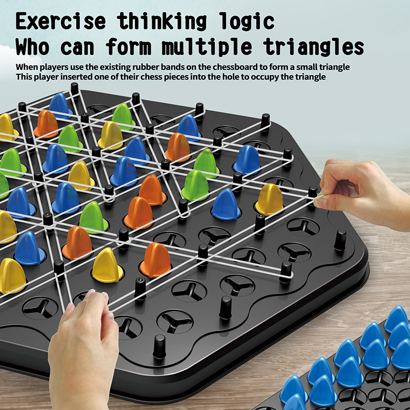 Triangle Chain Chess Tabletop  - Board Game Multiplayer ulasan dan harga
