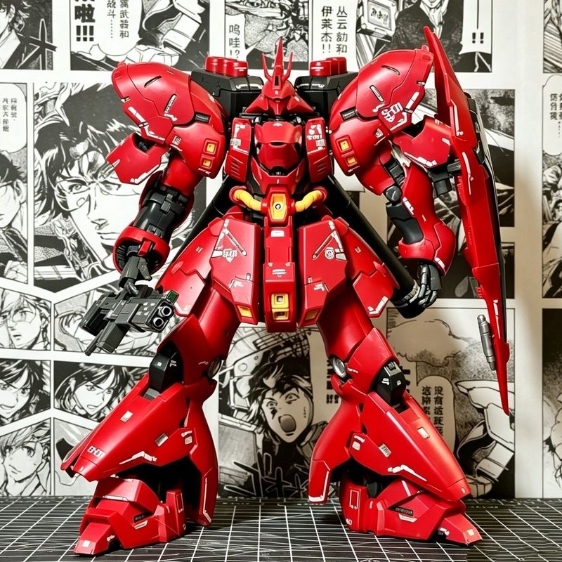 Sazabi Rg 1/144 Mech Assembly  - Bandai Model Gundam Rg ulasan dan harga