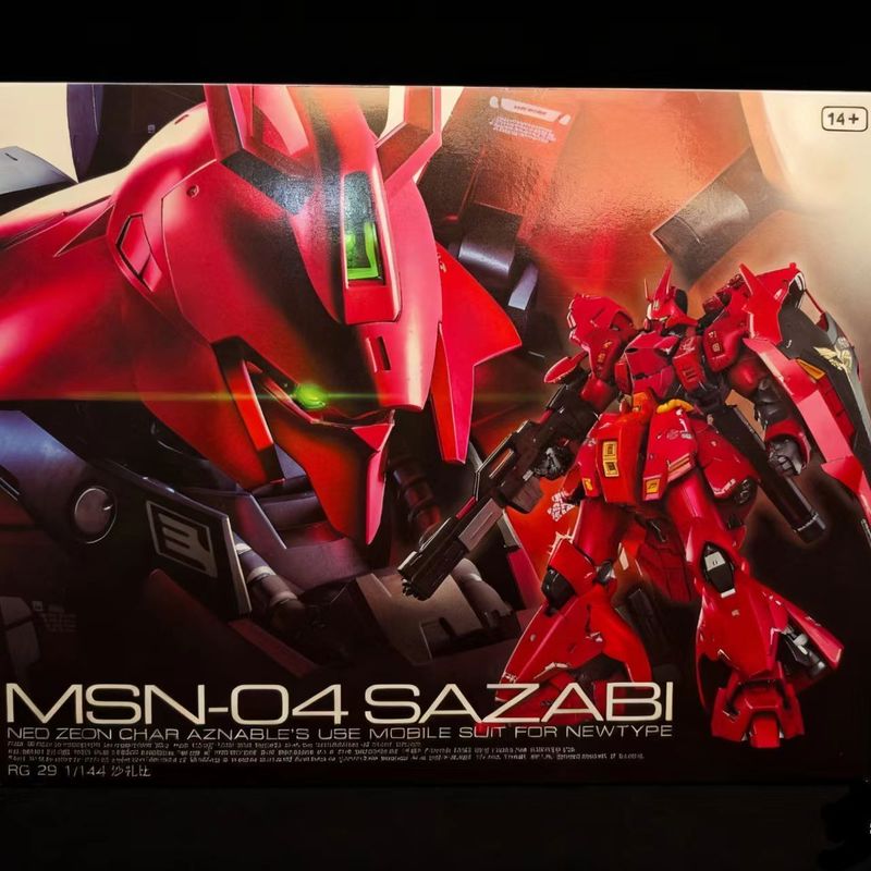 Sazabi Rg 1/144 Mech Assembly  - Bandai Model Gundam Rg ulasan dan harga