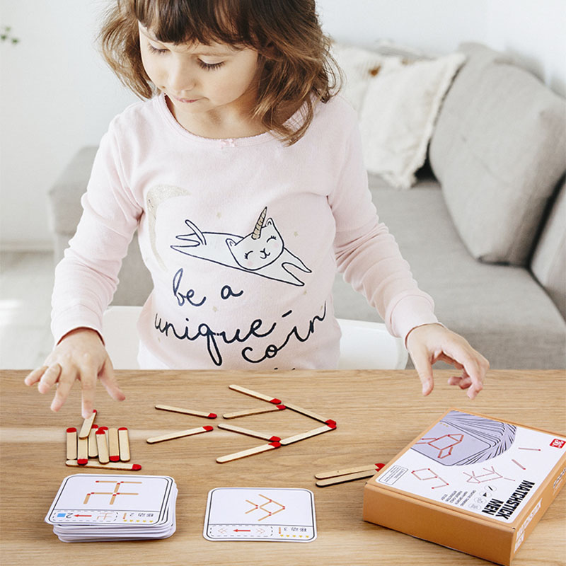 Montessori Matches Puzzles Gam - Board Game Diy ulasan dan harga