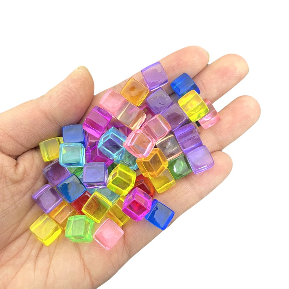 100Pcs/Set 8mm Transparent Squ - Board Game Sequence ulasan dan harga