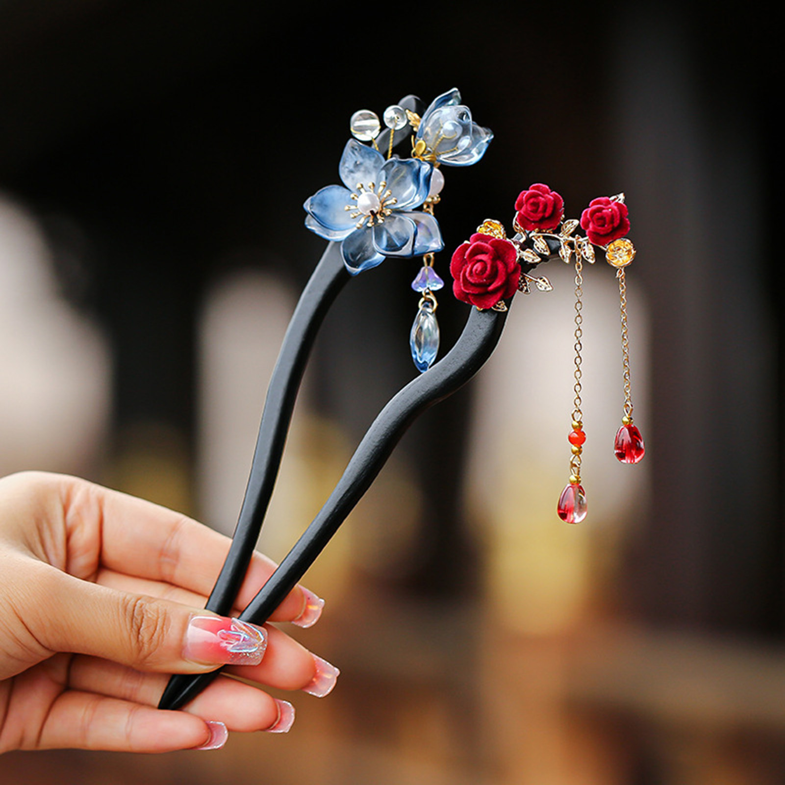 Chinese Style Flower Tassel Ha - Board Game Go ulasan dan harga