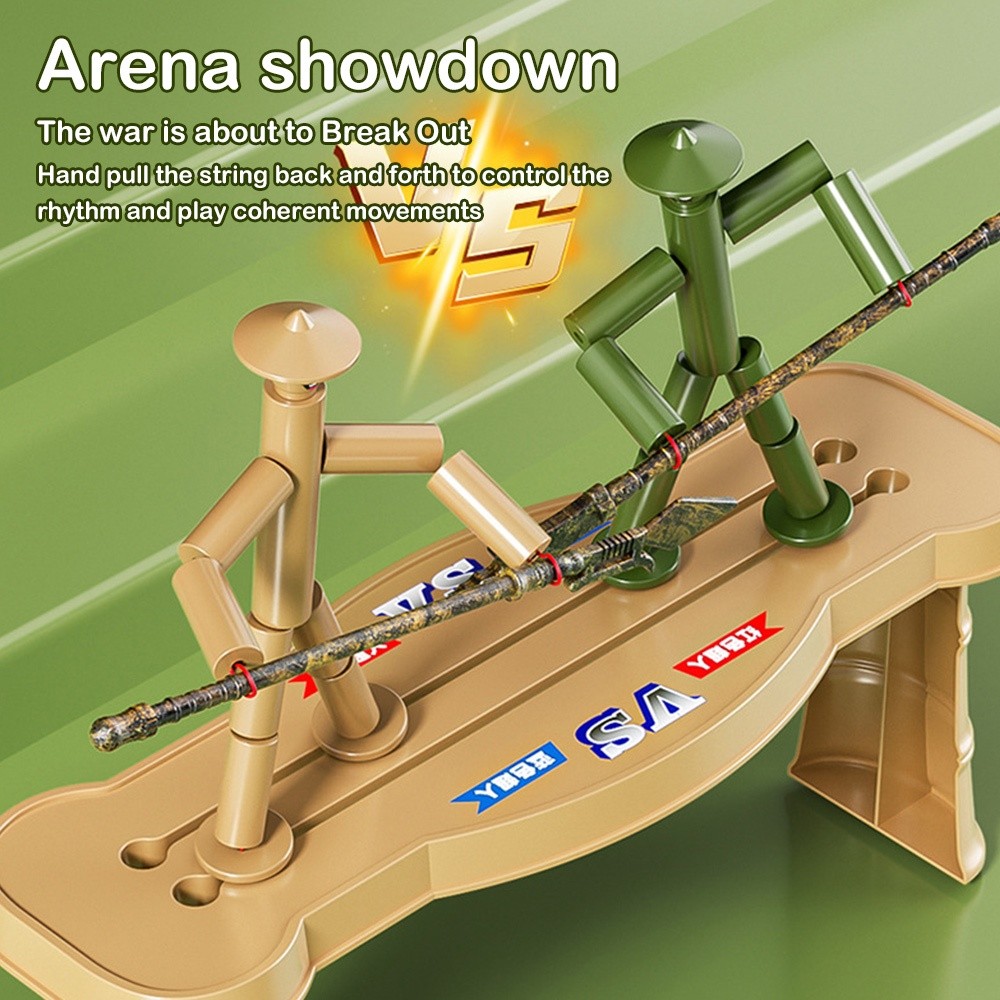 Two-player Battle Bamboo Man B - Board Game Diy ulasan dan harga