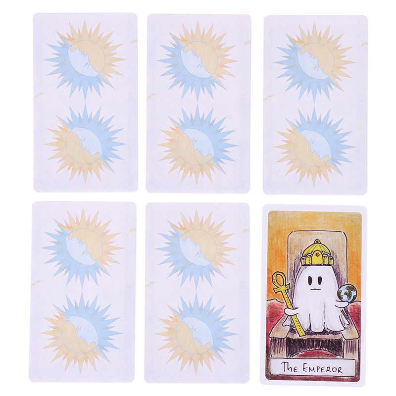 Cute Ghost Tarot Deck Toy Set  - Board Game Zone ulasan dan harga