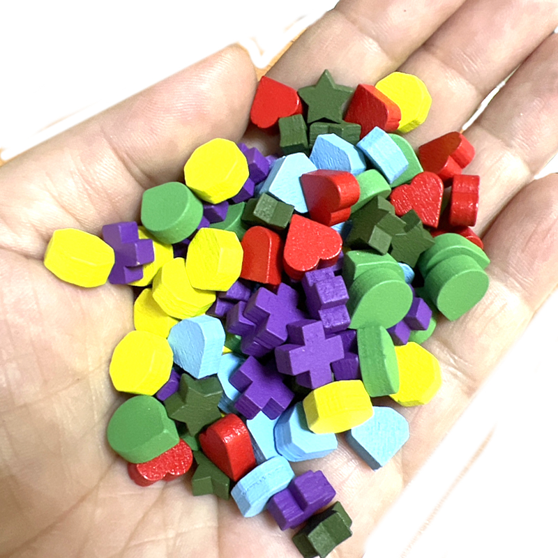 100Pcs 10mm Heart/Diamond/Wate - Board Game Sequence ulasan dan harga