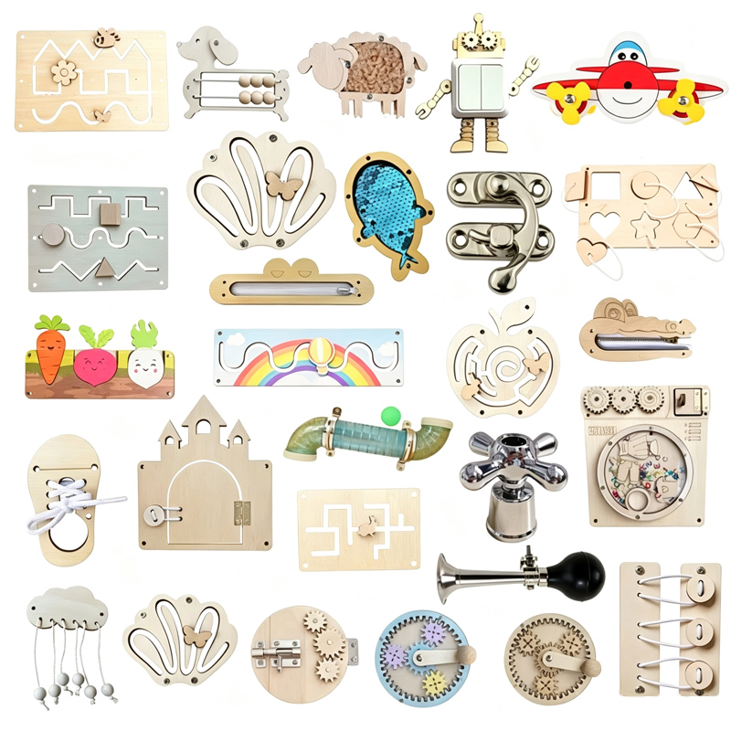 Kids Busy Board DIY Accessorie - Board Game Diy ulasan dan harga