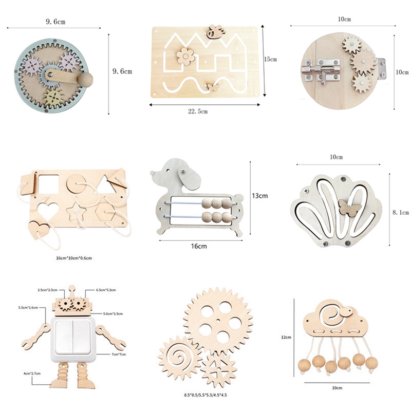 Kids Busy Board DIY Accessorie - Board Game Diy ulasan dan harga