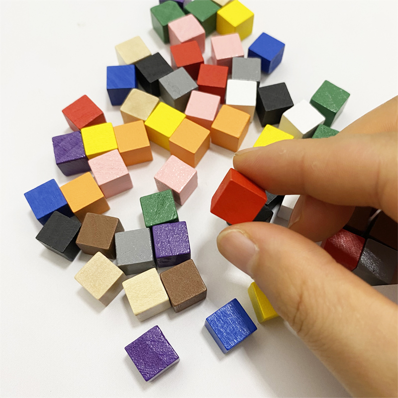 50Pcs/lots 10mm Colorful Wood  - Board Game Impostor ulasan dan harga