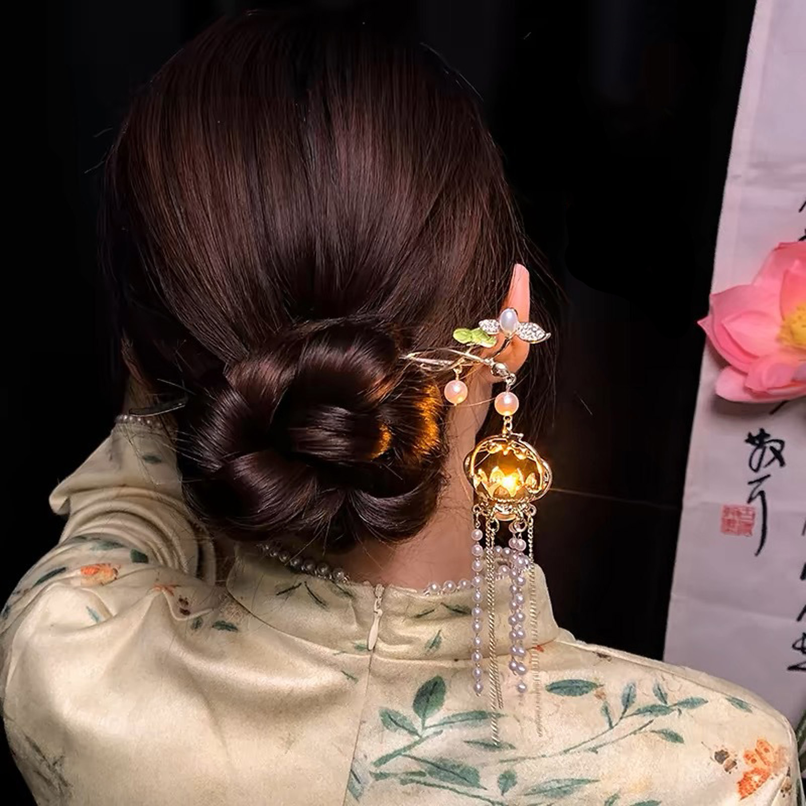 Luminous Flower Hairpin For Wo - Board Game Go ulasan dan harga