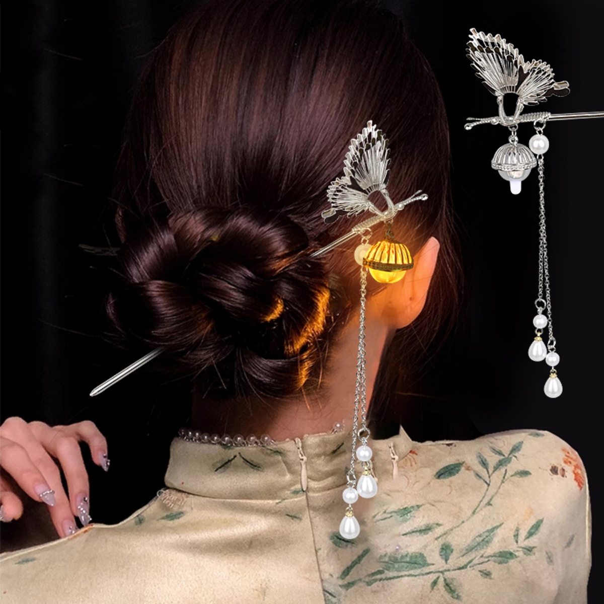 Luminous Flower Hairpin For Wo - Board Game Go ulasan dan harga