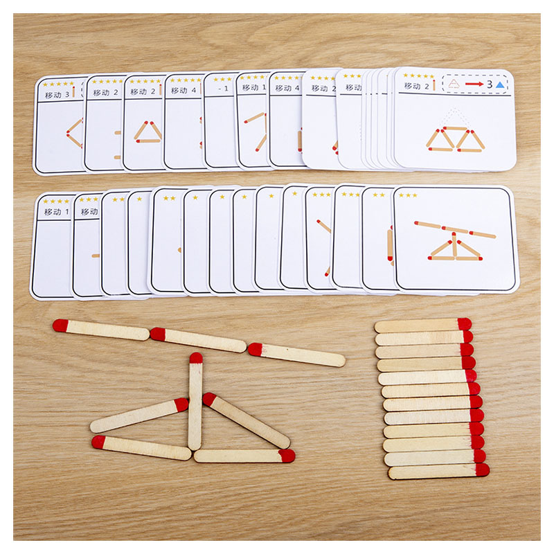 Montessori Matches Puzzles Gam - Board Game Diy ulasan dan harga