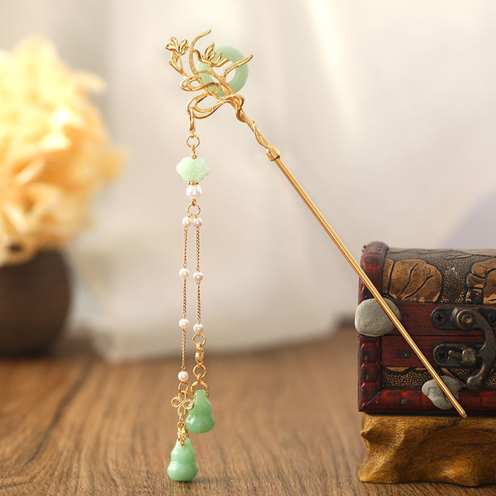 Chinese Style Glass Hairpin Fo - Board Game Go ulasan dan harga
