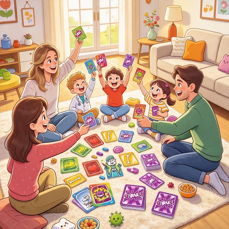 2026 Family Strategy Card Game - Board Game Zone ulasan dan harga