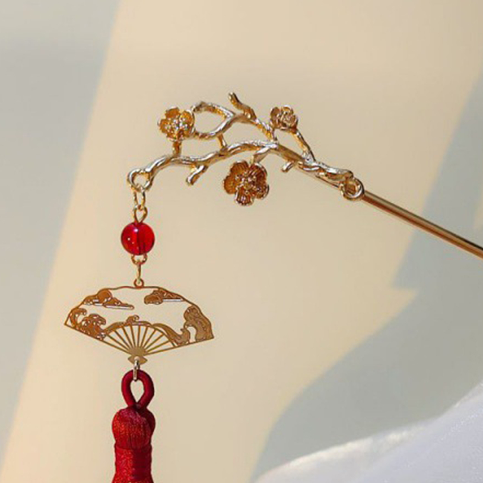 Retro Flower Tassel Hairpin Fo - Board Game Go ulasan dan harga