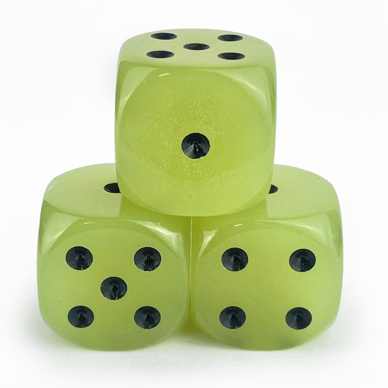 3-Pack 30mm D6  Glow in The Da - Board Game Yahtzee ulasan dan harga