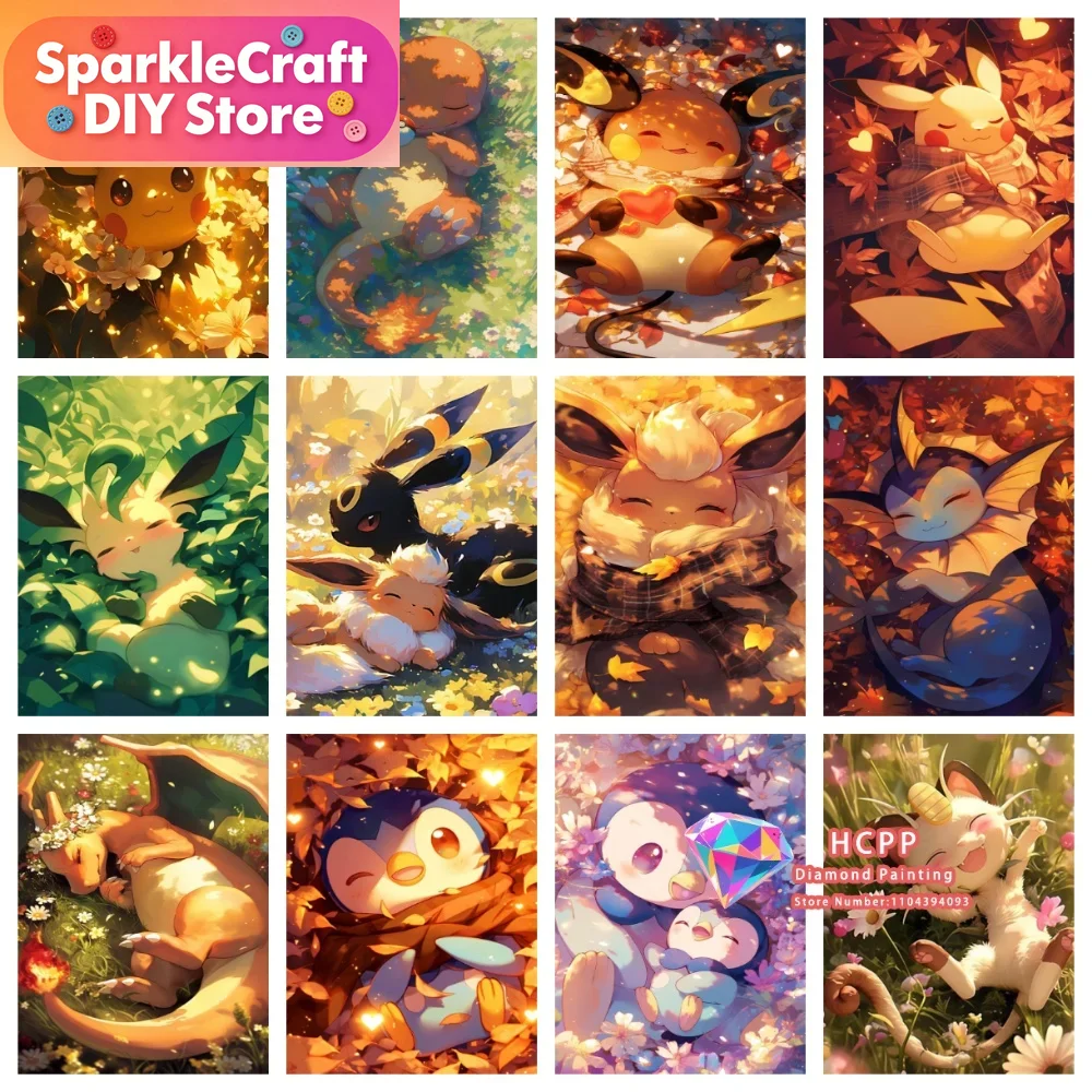 1pc frameless Cartoon Pokemon  - Board Game Diy ulasan dan harga