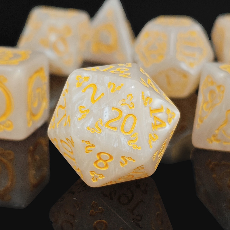 7pcs DND Dice 7Pcs/set Dragon  - Board Game Zone ulasan dan harga