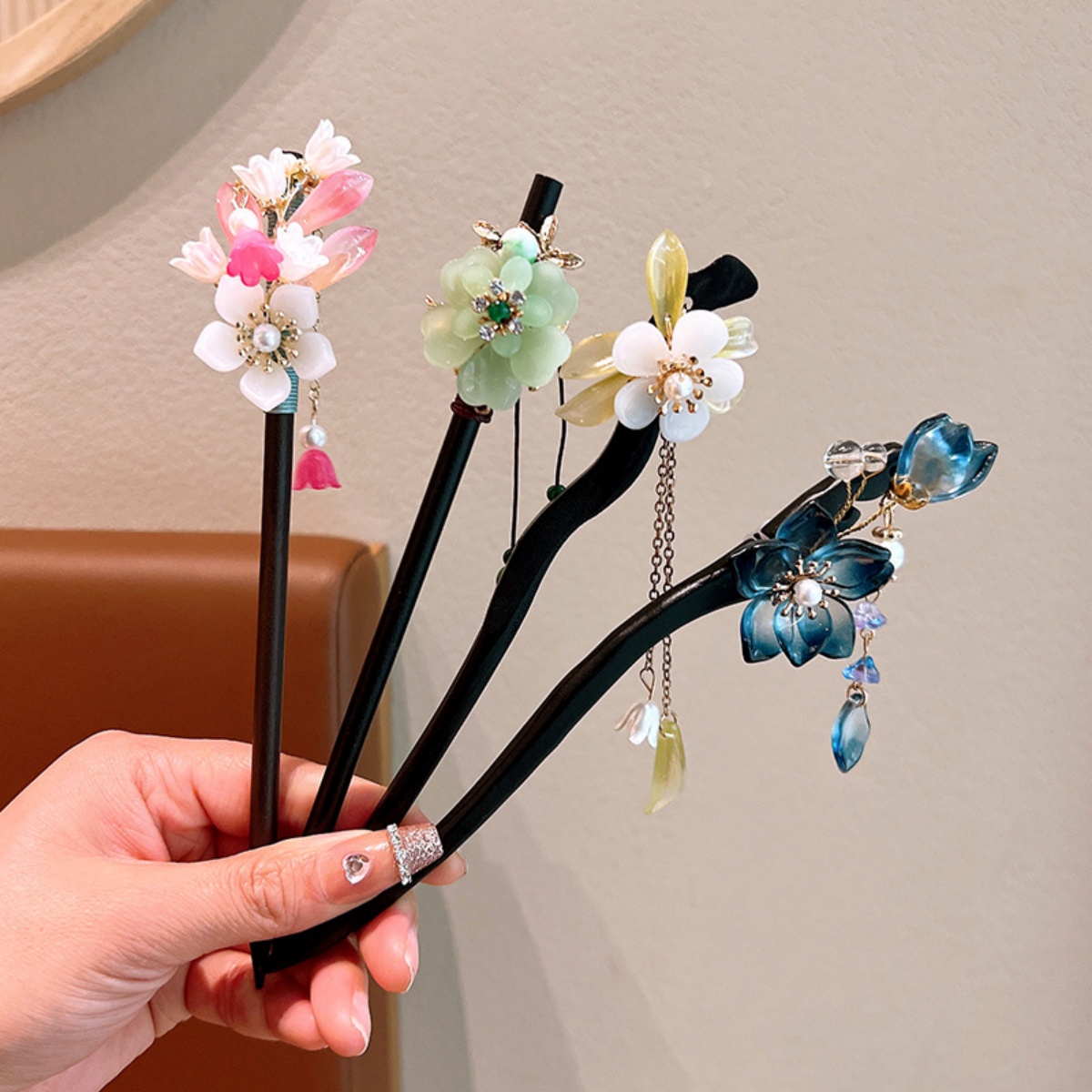Exquisite Flower Tassel Wooden - Board Game Go ulasan dan harga