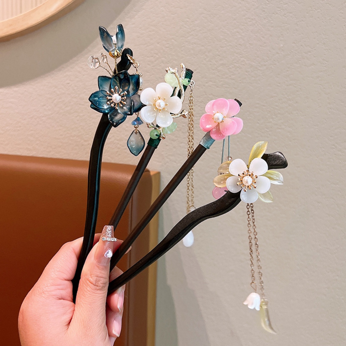 Exquisite Flower Tassel Wooden - Board Game Go ulasan dan harga