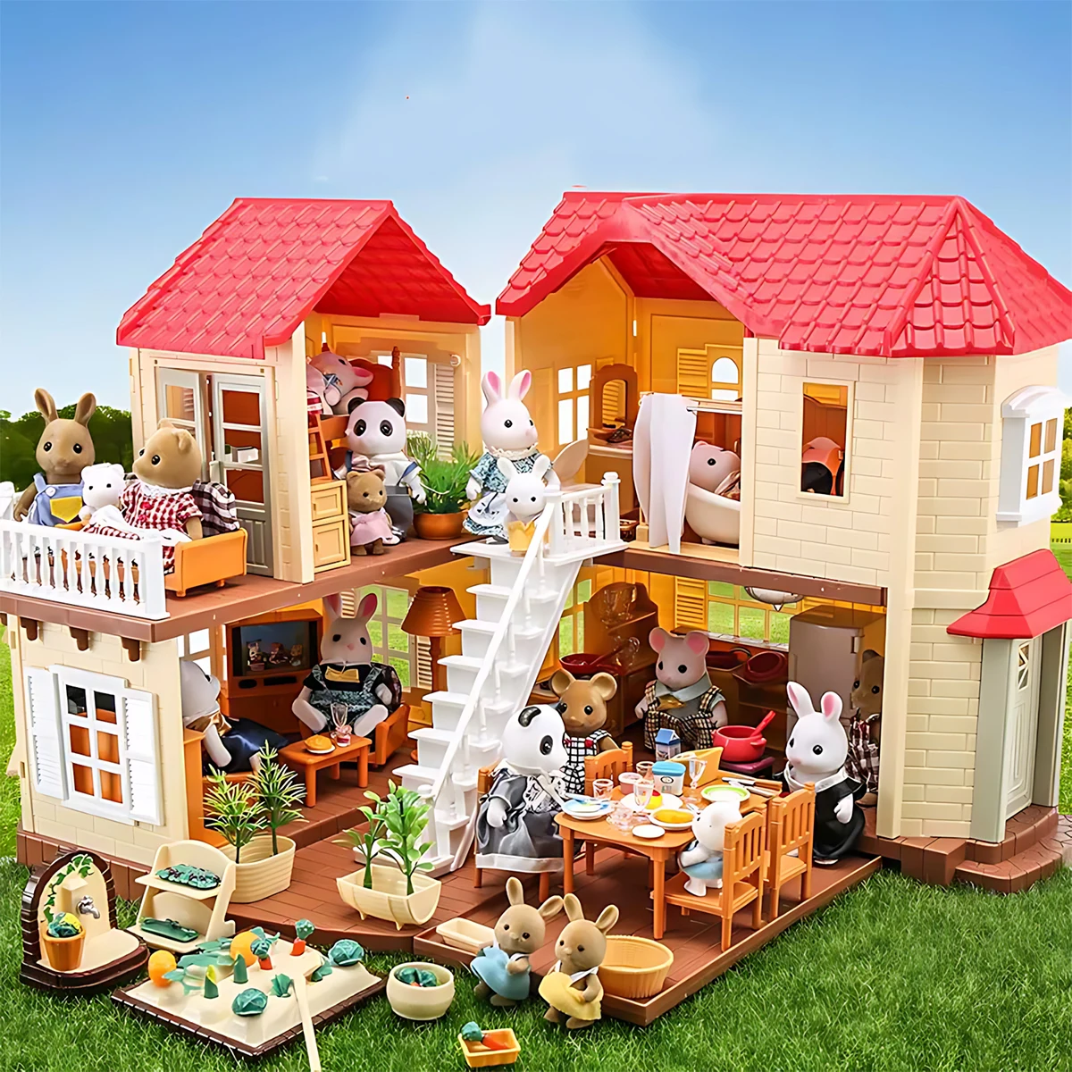 Miniature Furniture 1:12 Dollh - Miniature Terrain Set ulasan dan harga