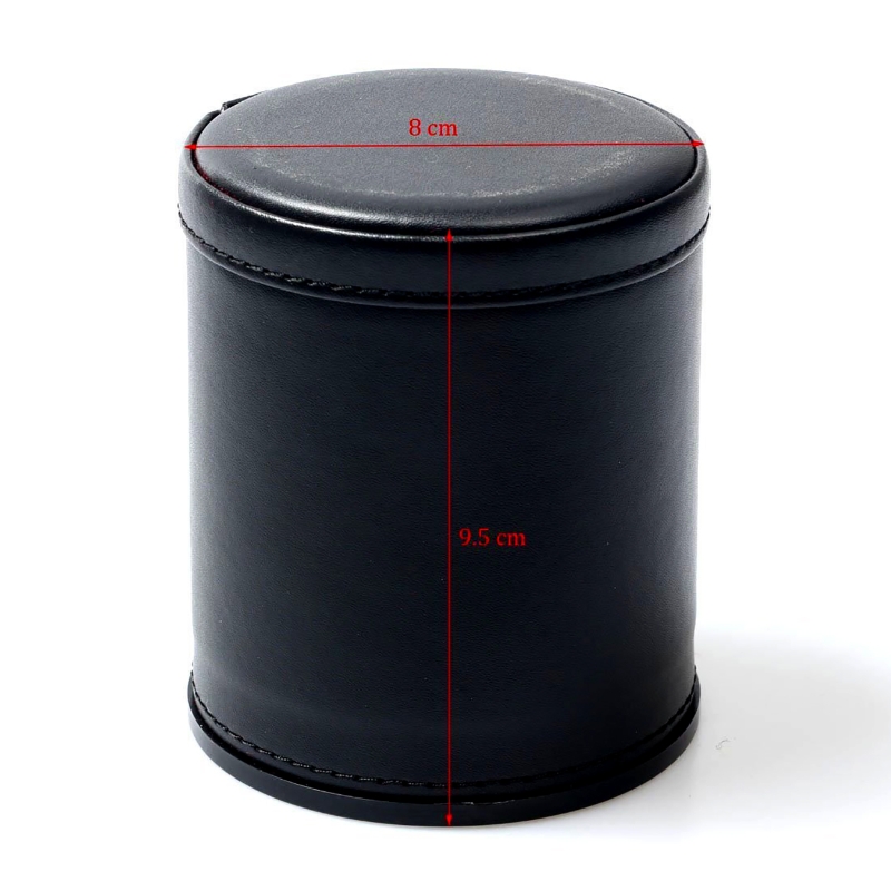 Leather Dice Cup Silent  Shaki - Board Game Yahtzee ulasan dan harga