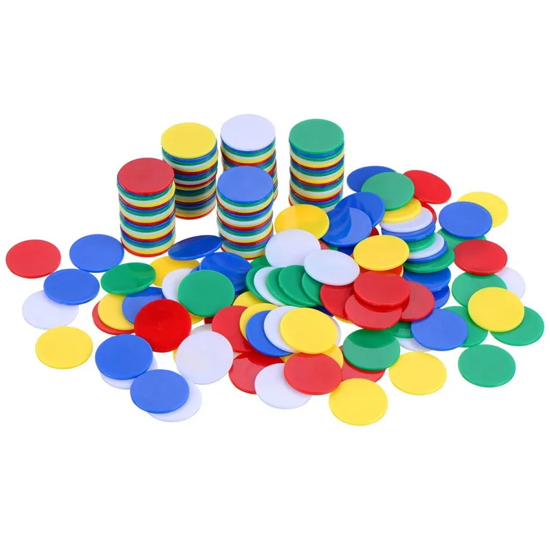 100/300Pcs  Plastic Chips DIY  - Board Game Sequence ulasan dan harga