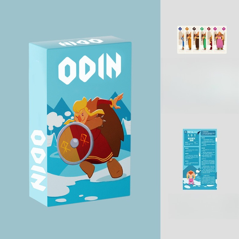 ODIN Viking themed card board  - Board Game Vikings ulasan dan harga